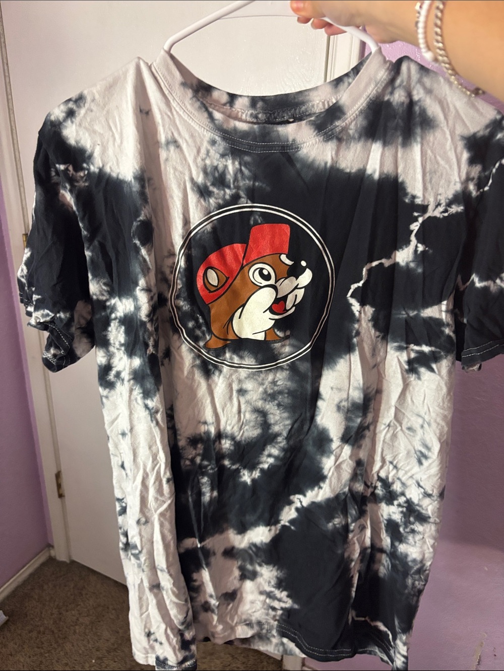 Buc-ee's Tie-Dye Short Sleeve Crew Tee